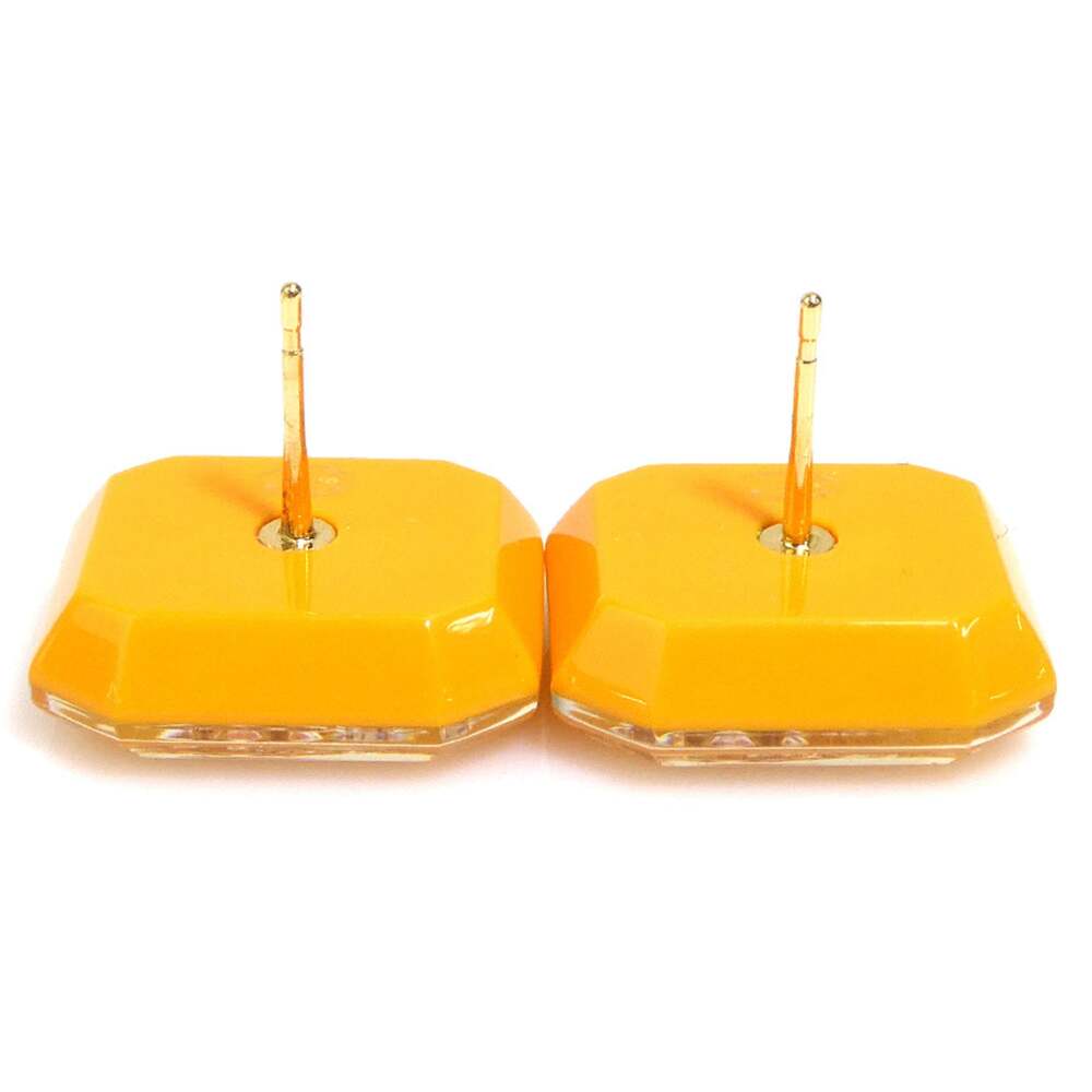 Chanel Cc Logo Earrings Gold-Tone Metal #247045C77B - Picture 6 of 8